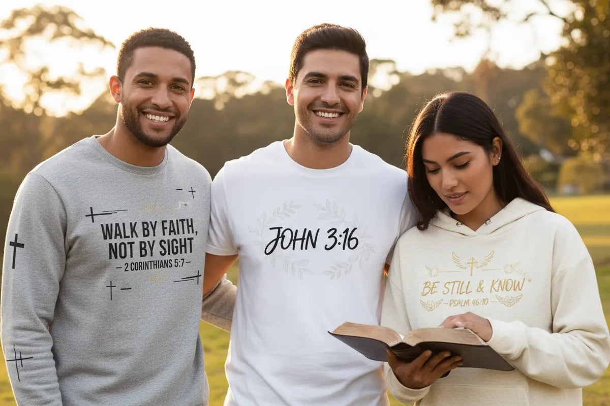 Faith-Inspired T-Shirts, Hoodies and Sweatshirts Collection