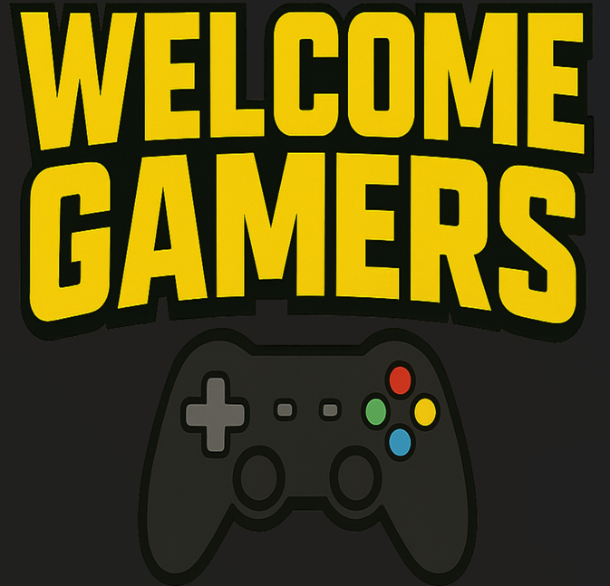 Welcome Gamers Gamer Shirt – Fun Video Game Graphic Apparel